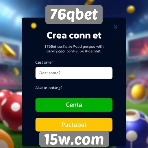 Como criar uma conta no 76qbet em poucos passos