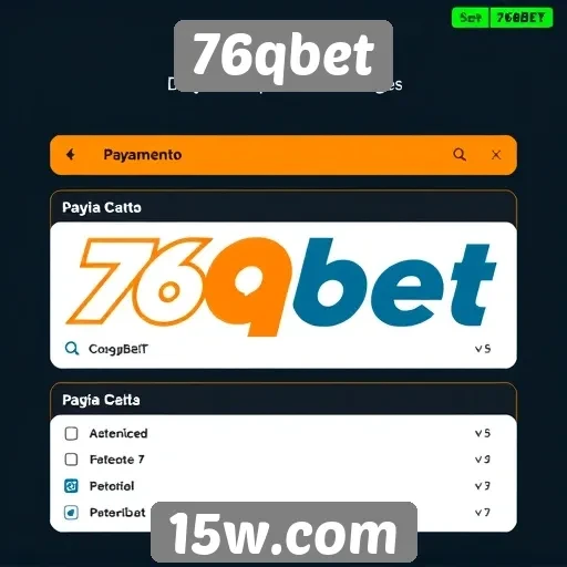 Exploração das opções de pagamento disponíveis no 76qbet